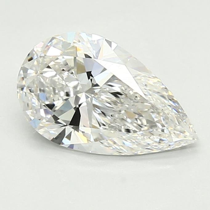 1.36ct E VVS2 Rare Carat Ideal Cut Pear Lab Grown Diamond