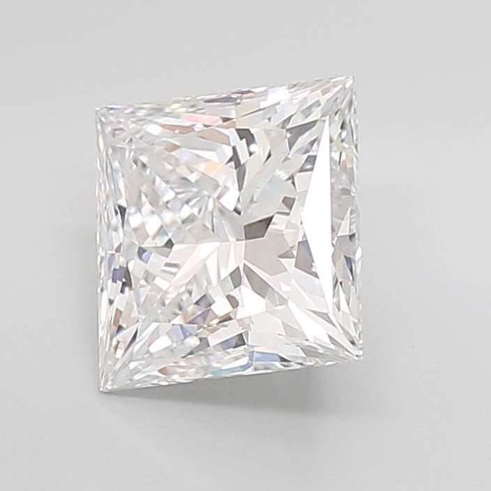 5.07ct D VS1 Rare Carat Ideal Cut Princess Lab Grown Diamond