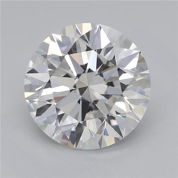 3.08ct G SI1 Rare Carat Ideal Cut Round Diamond