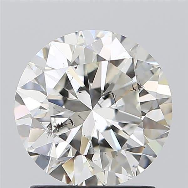 1.72ct H SI2 Rare Carat Ideal Cut Round Diamond