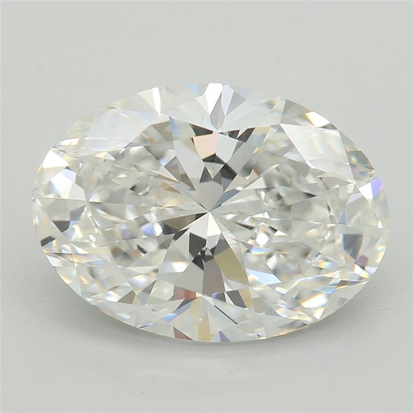 3.08ct E VVS2 Rare Carat Ideal Cut Oval Lab Grown Diamond