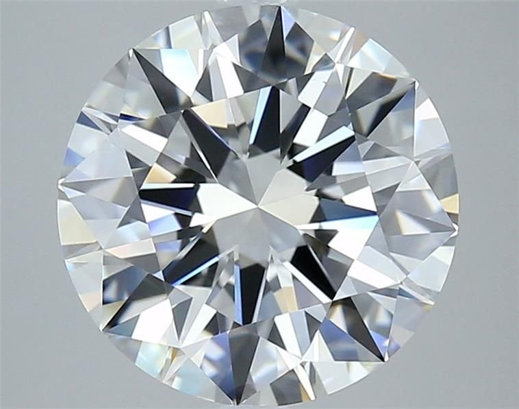 5.04ct I VS1 Rare Carat Ideal Cut Round Diamond