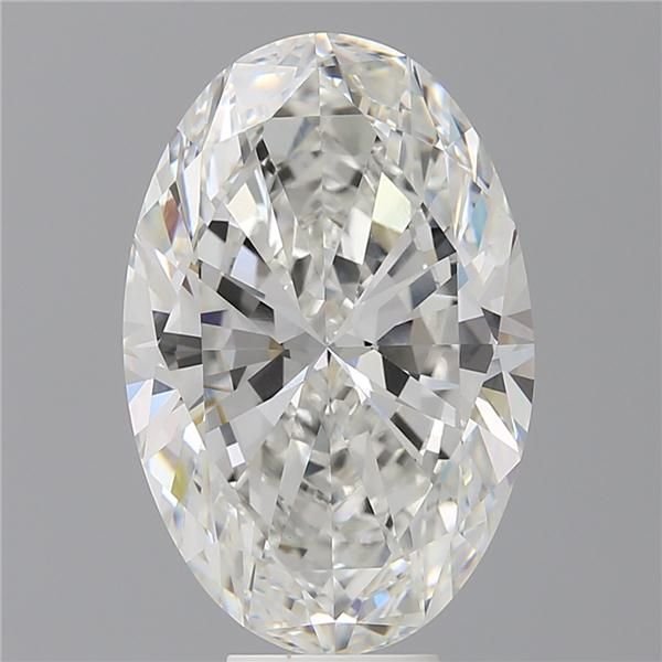 9.09ct F VVS2 Rare Carat Ideal Cut Oval Lab Grown Diamond