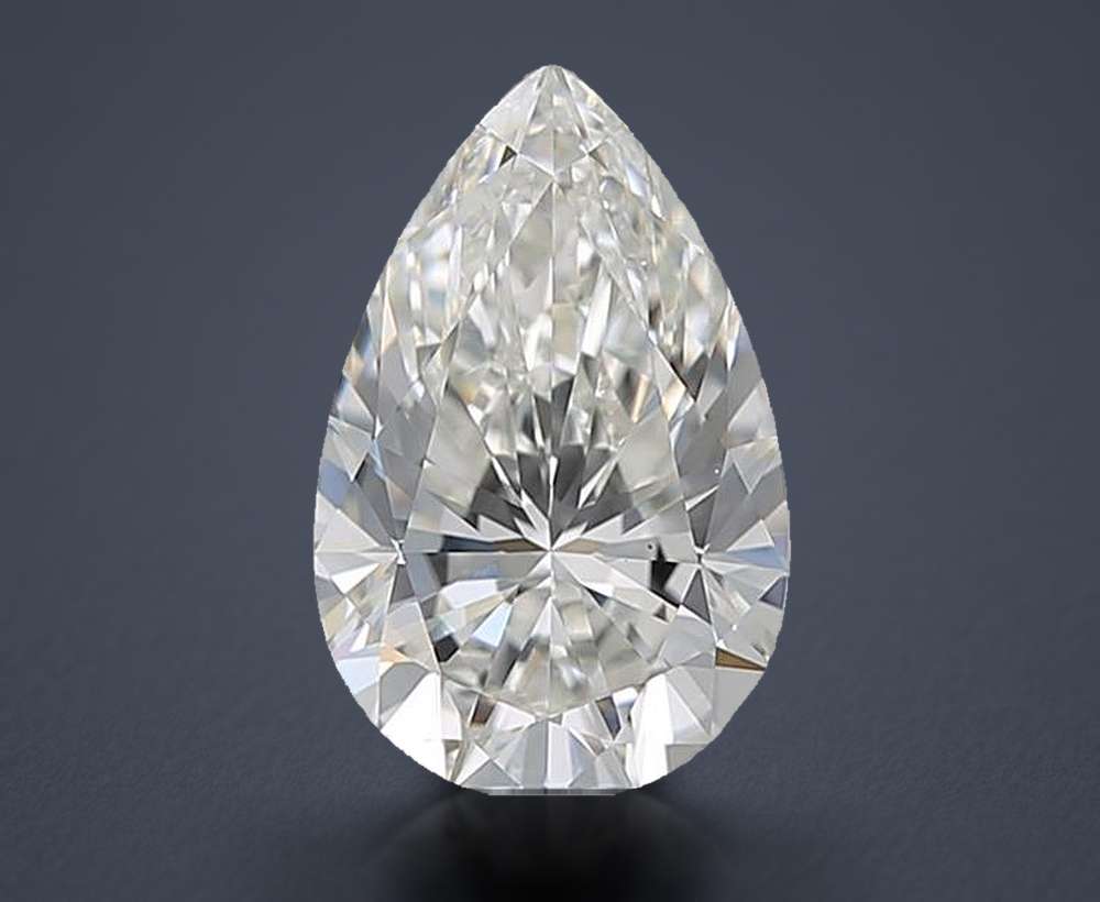 0.90 Carat Pear Natural Diamond