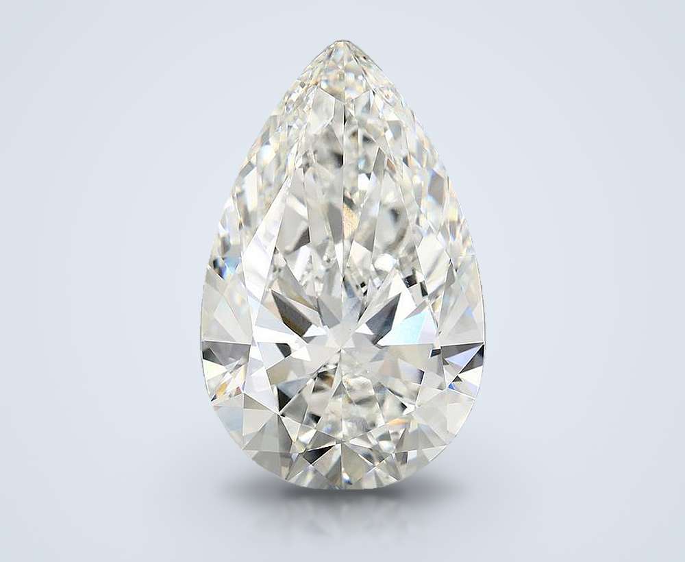 11.96 Carat Pear Lab Diamond