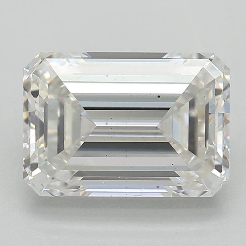 1.37ct F VS2 Excellent Cut Emerald Lab Grown Diamond