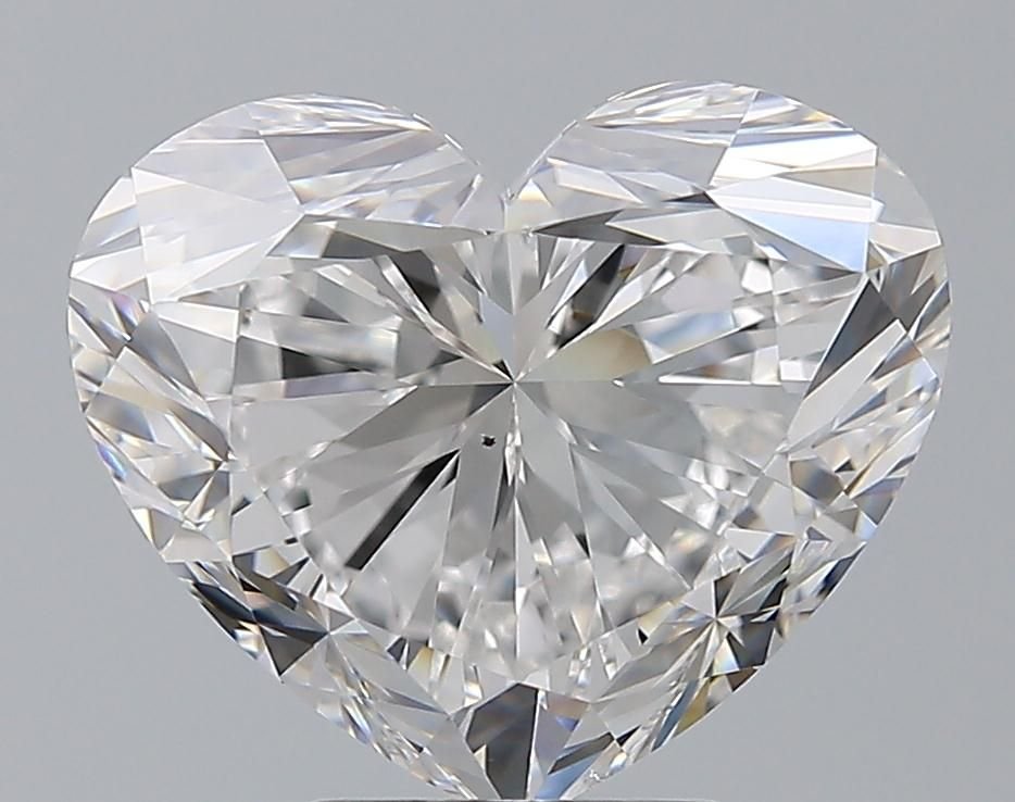 5.69ct E VS2 Rare Carat Ideal Cut Heart Diamond