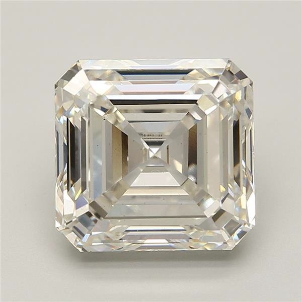 8.25ct H VS2 Rare Carat Ideal Cut Asscher Lab Grown Diamond