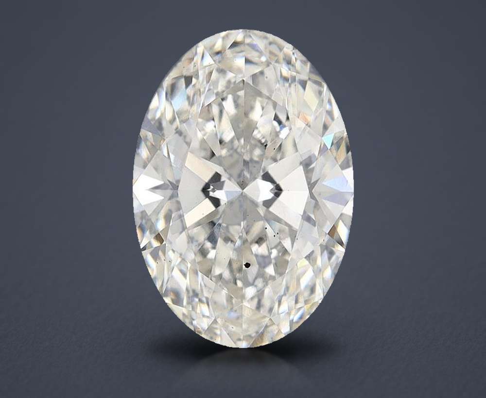 3.66 Carat Oval Lab Diamond