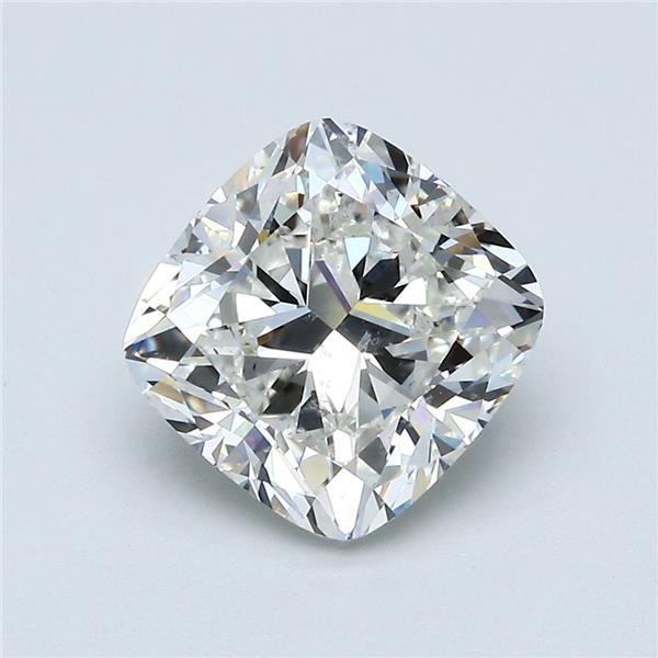 3.03ct I SI2 Rare Carat Ideal Cut Cushion Diamond