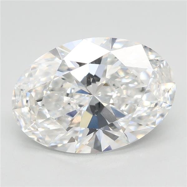 3.08ct E VVS2 Rare Carat Ideal Cut Oval Lab Grown Diamond