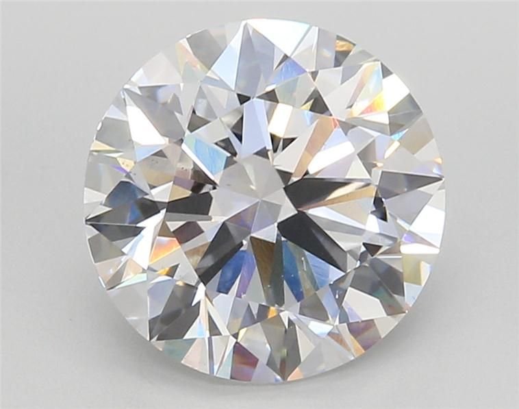 4.05ct D VS2 Rare Carat Ideal Cut Round Lab Grown Diamond