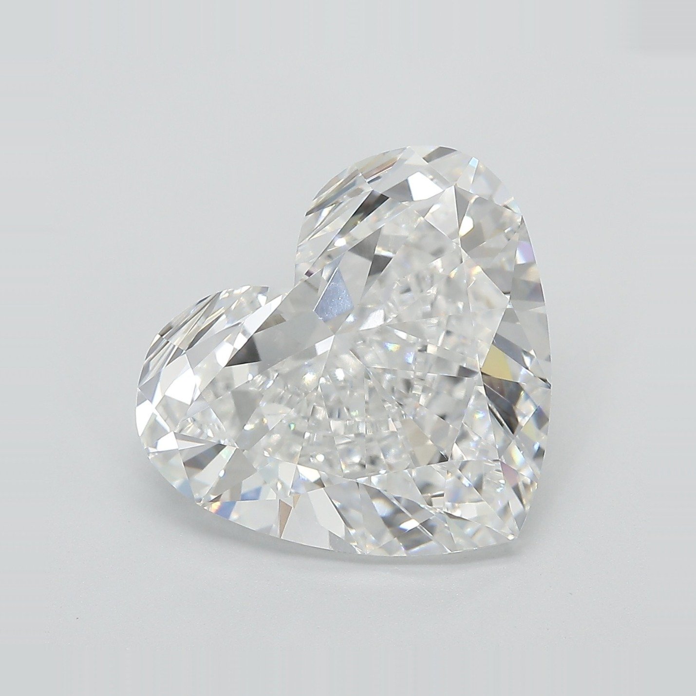 9.13ct E VVS2 Very Good Cut Heart Lab Grown Diamond