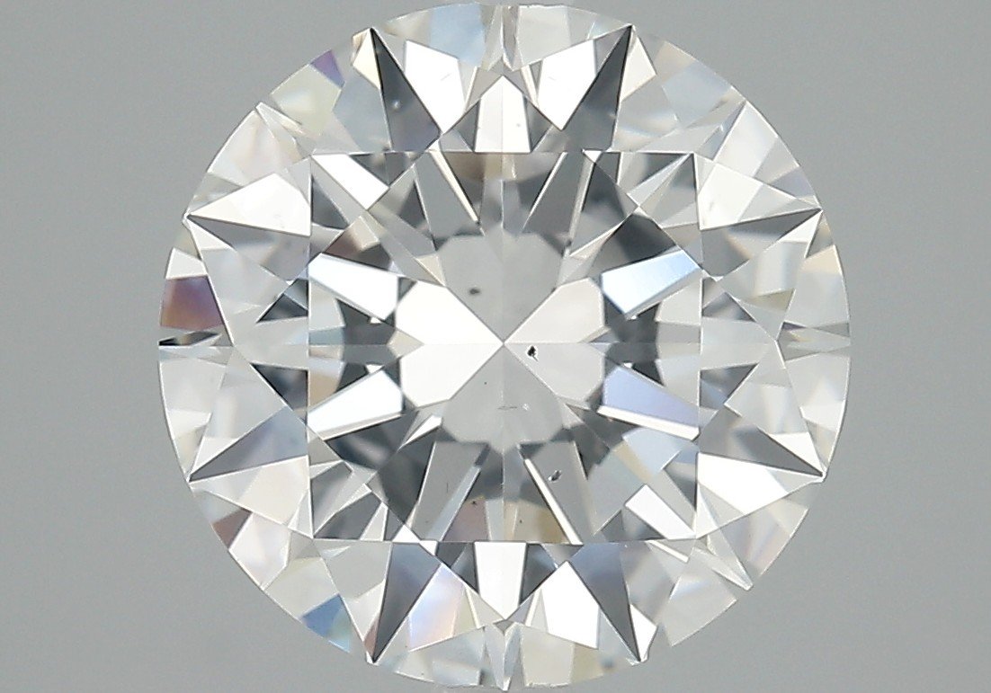 5.01ct G SI1 Rare Carat Ideal Cut Round Diamond