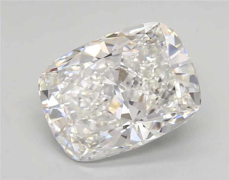 6.39ct E VVS2 Rare Carat Ideal Cut Cushion Lab Grown Diamond