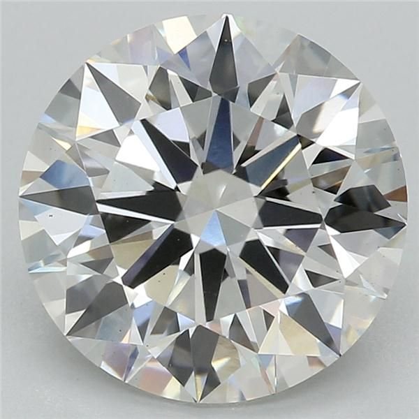 2.76ct H VS1 Rare Carat Ideal Cut Round Lab Grown Diamond