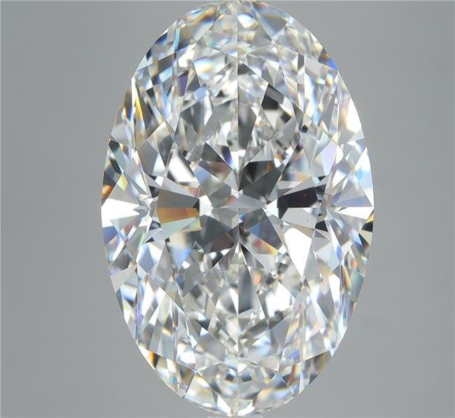 8.08ct F VS1 Rare Carat Ideal Cut Oval Diamond