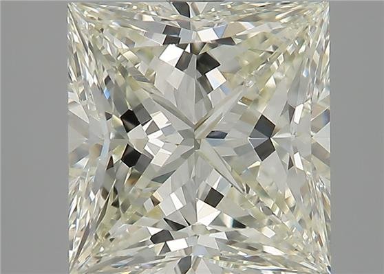 3.08ct K VS1 Rare Carat Ideal Cut Princess Diamond