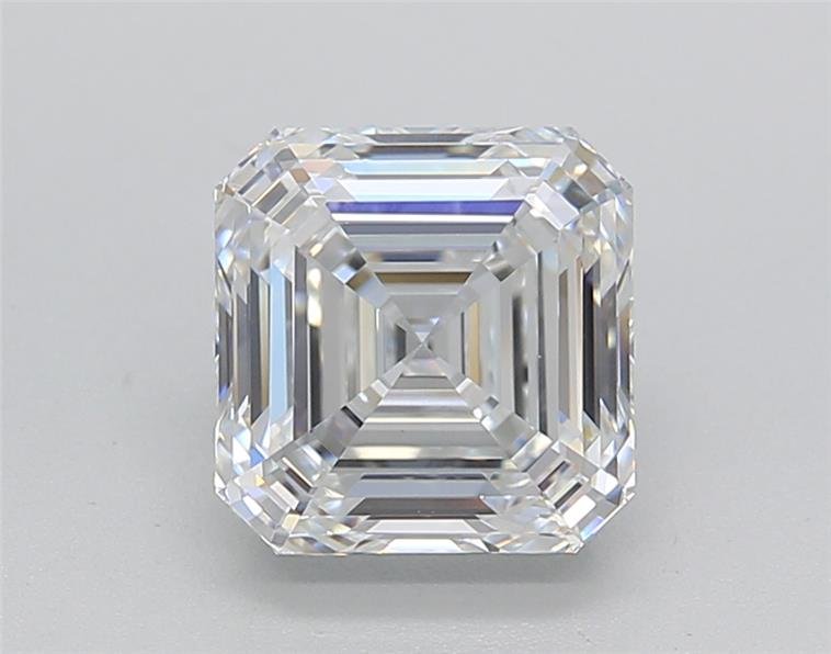 2.11ct D VS2 Rare Carat Ideal Cut Asscher Lab Grown Diamond