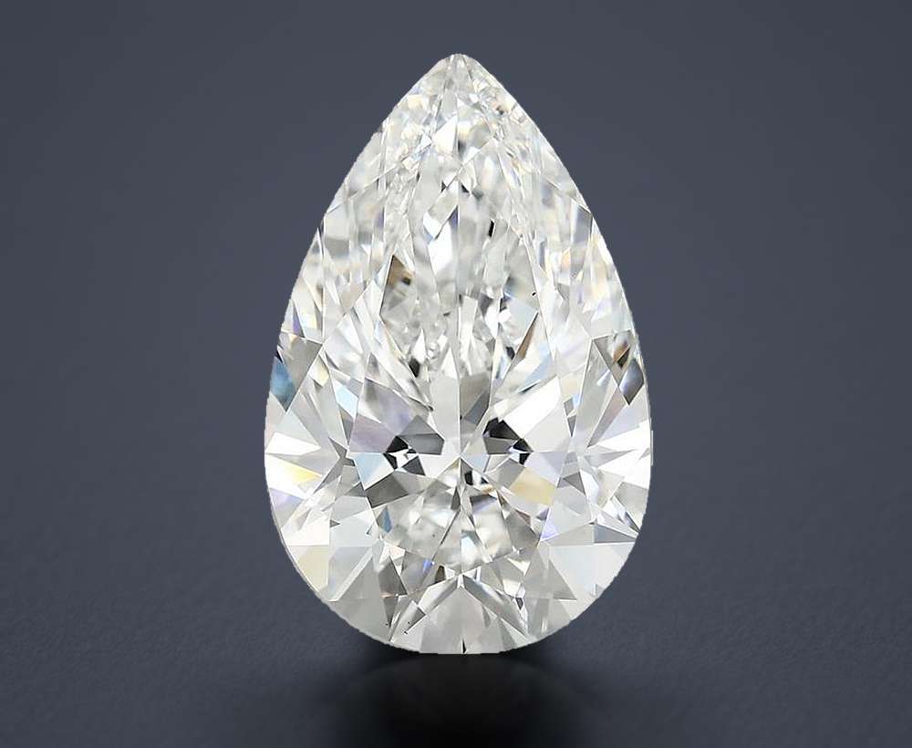 6.01 Carat Pear Lab Diamond