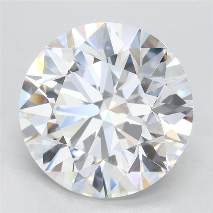 4.30ct D VVS1 Rare Carat Ideal Cut Round Lab Grown Diamond