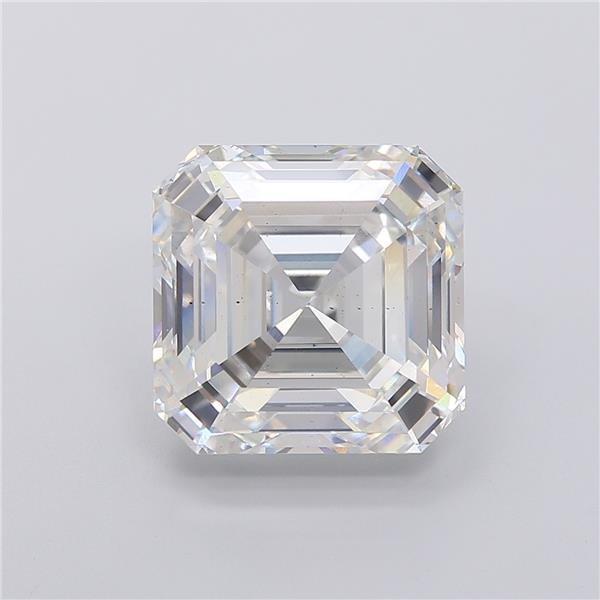 10.79ct F VS2 Rare Carat Ideal Cut Asscher Lab Grown Diamond