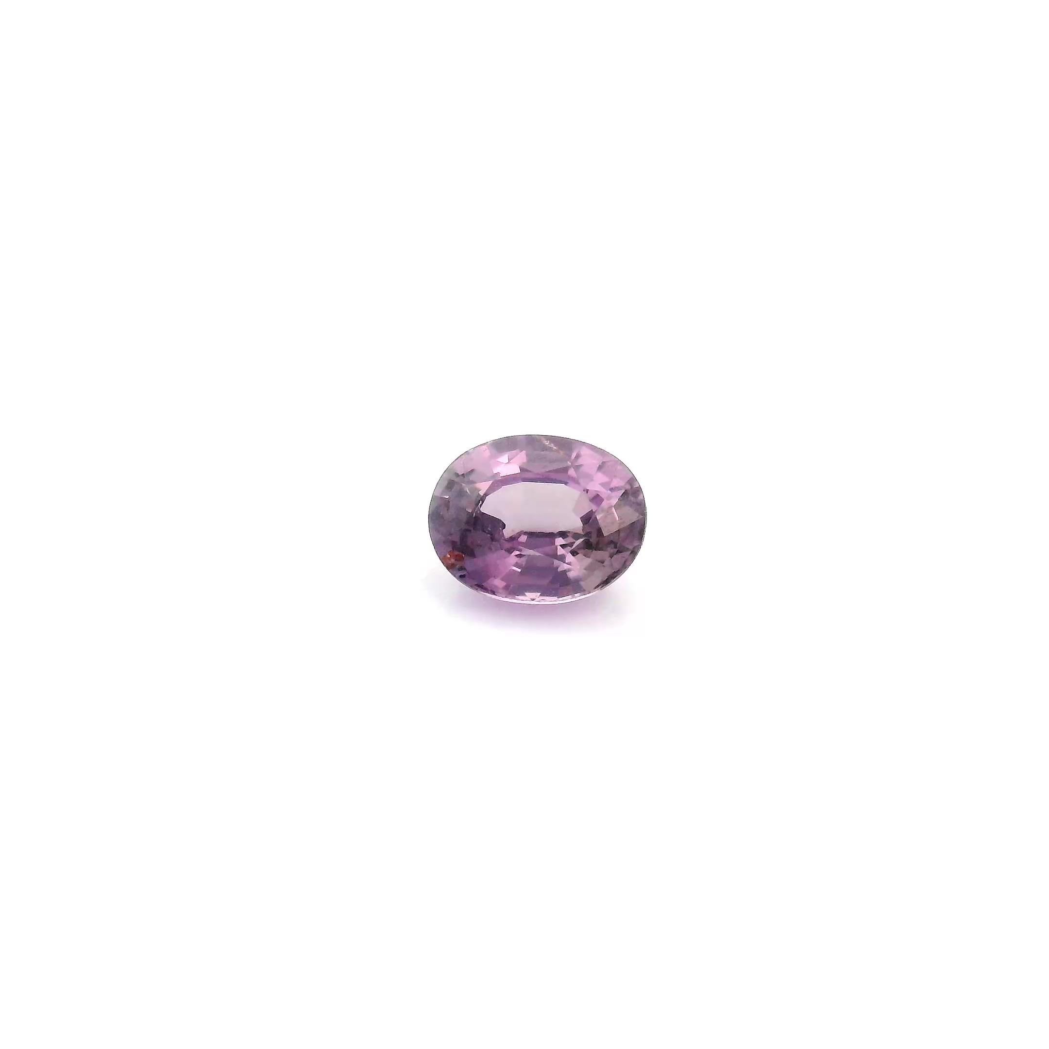0.52 Carat Pink Oval Sapphire