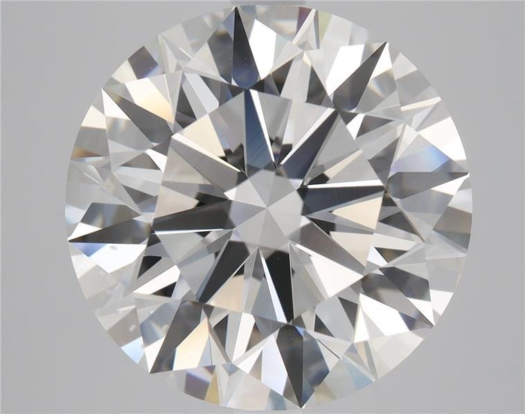 5.20ct F VS2 Rare Carat Ideal Cut Round Diamond