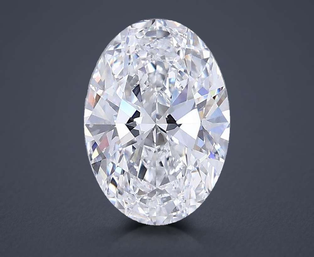 1.00 Carat Oval Lab Diamond