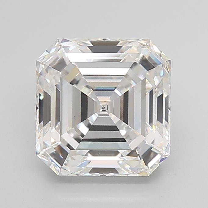 5.06ct D VS1 Rare Carat Ideal Cut Asscher Lab Grown Diamond