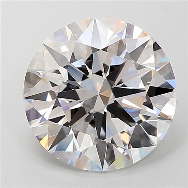 4.05ct D VS1 Rare Carat Ideal Cut Round Lab Grown Diamond