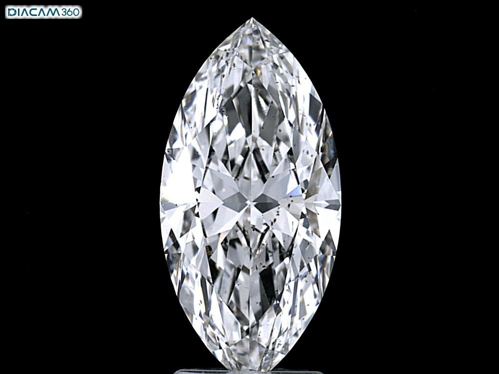 3.11ct F SI2 Rare Carat Ideal Cut Marquise Diamond