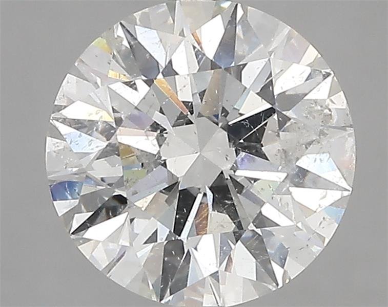 2.71ct H SI2 Rare Carat Ideal Cut Round Diamond