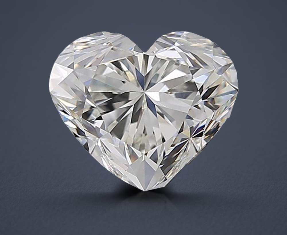 1.70 Carat Heart Natural Diamond