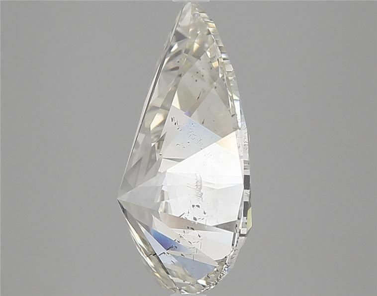 7.01ct K IF Rare Carat Ideal Cut Pear Diamond