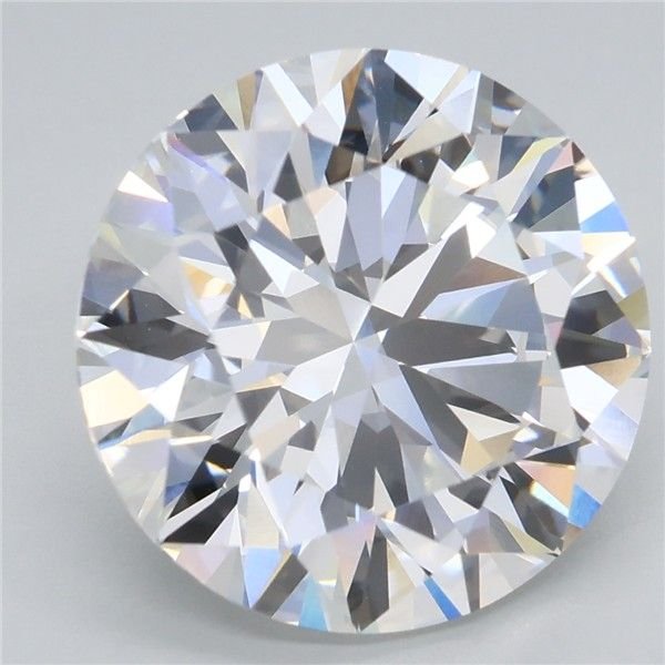 5.06ct F VVS2 Rare Carat Ideal Cut Round Lab Grown Diamond