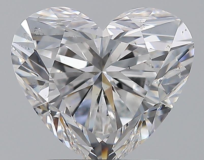 2.22ct E SI1 Rare Carat Ideal Cut Heart Diamond