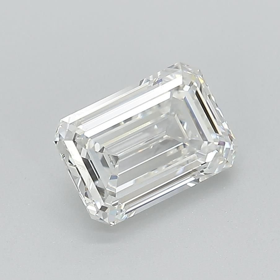 1.48ct F VS1 Rare Carat Ideal Cut Emerald Lab Grown Diamond