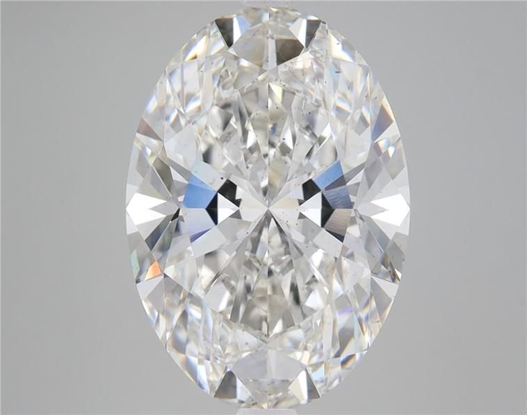 7.64ct G SI1 Rare Carat Ideal Cut Oval Lab Grown Diamond