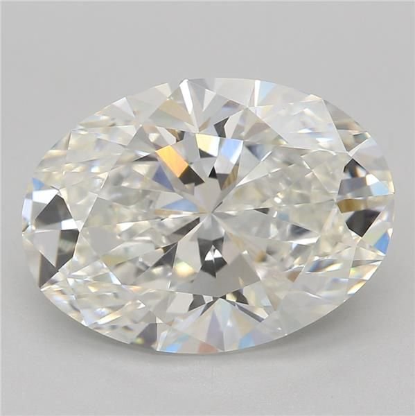 3.08ct F VVS2 Rare Carat Ideal Cut Oval Lab Grown Diamond