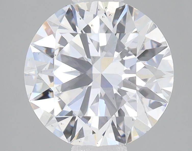 2.01ct D SI1 Rare Carat Ideal Cut Round Lab Grown Diamond