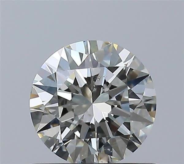 0.59ct J SI1 Rare Carat Ideal Cut Round Diamond