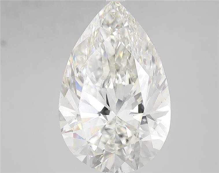 8.02ct J VS1 Rare Carat Ideal Cut Pear Lab Grown Diamond