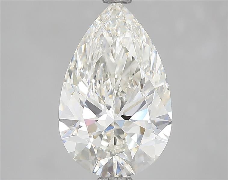 2.68ct H VS1 Rare Carat Ideal Cut Pear Lab Grown Diamond