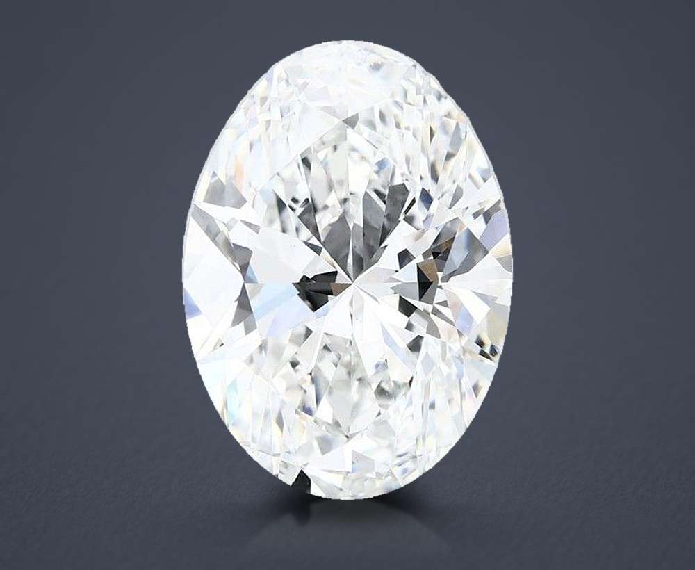 8.08 Carat Oval Lab Diamond