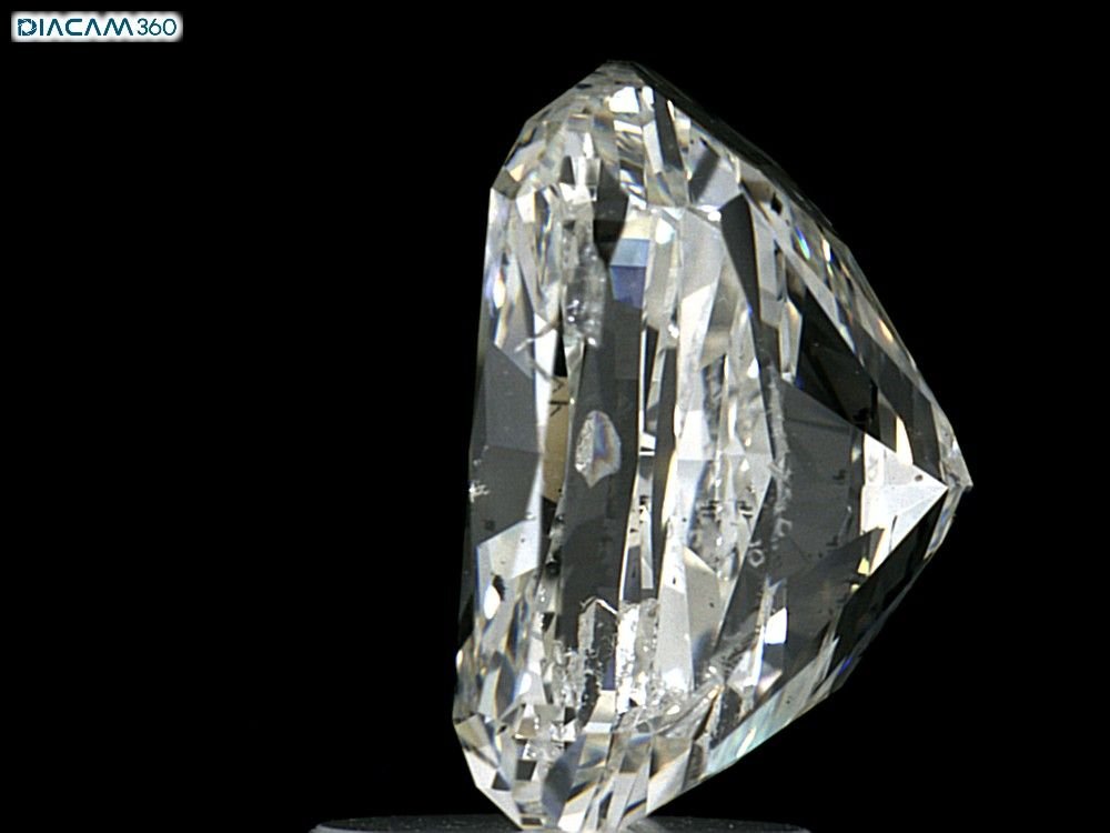 4.00ct K SI2 Very Good Cut Cushion Diamond