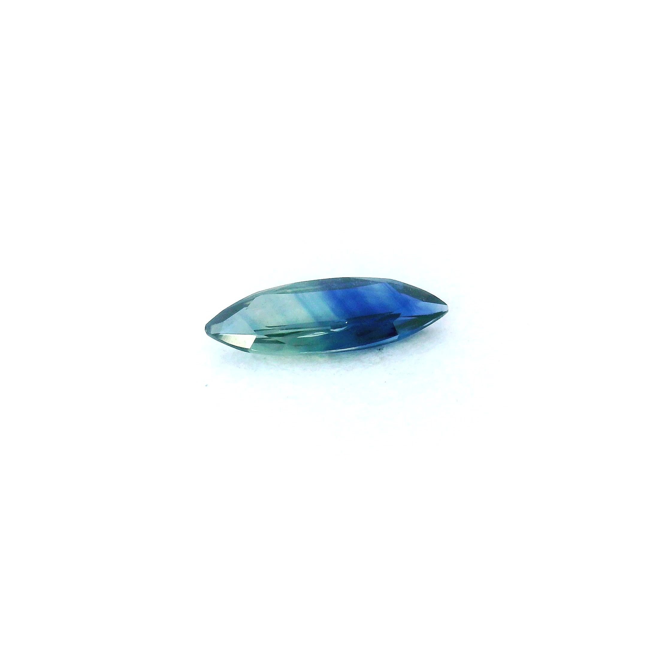 0.47 Carat Blue Marquise Sapphire