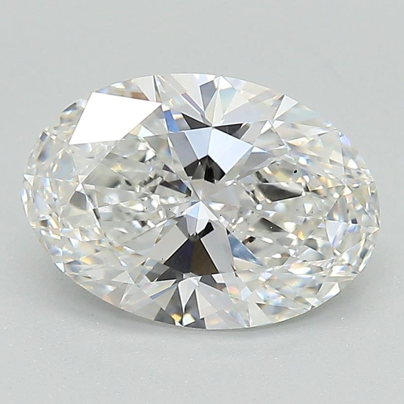 2.08ct E VS2 Rare Carat Ideal Cut Oval Lab Grown Diamond