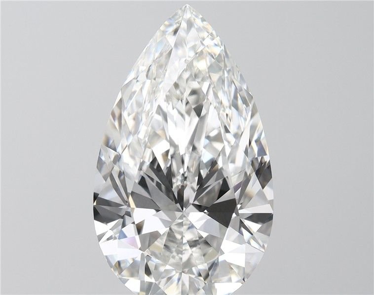 11.07ct F VVS2 Rare Carat Ideal Cut Pear Lab Grown Diamond