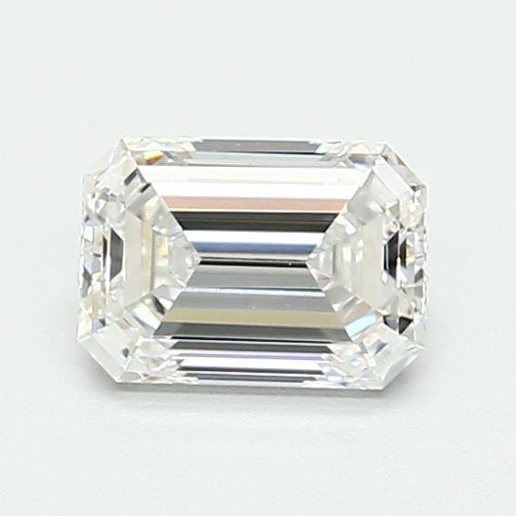 0.91ct E VVS2 Rare Carat Ideal Cut Emerald Lab Grown Diamond